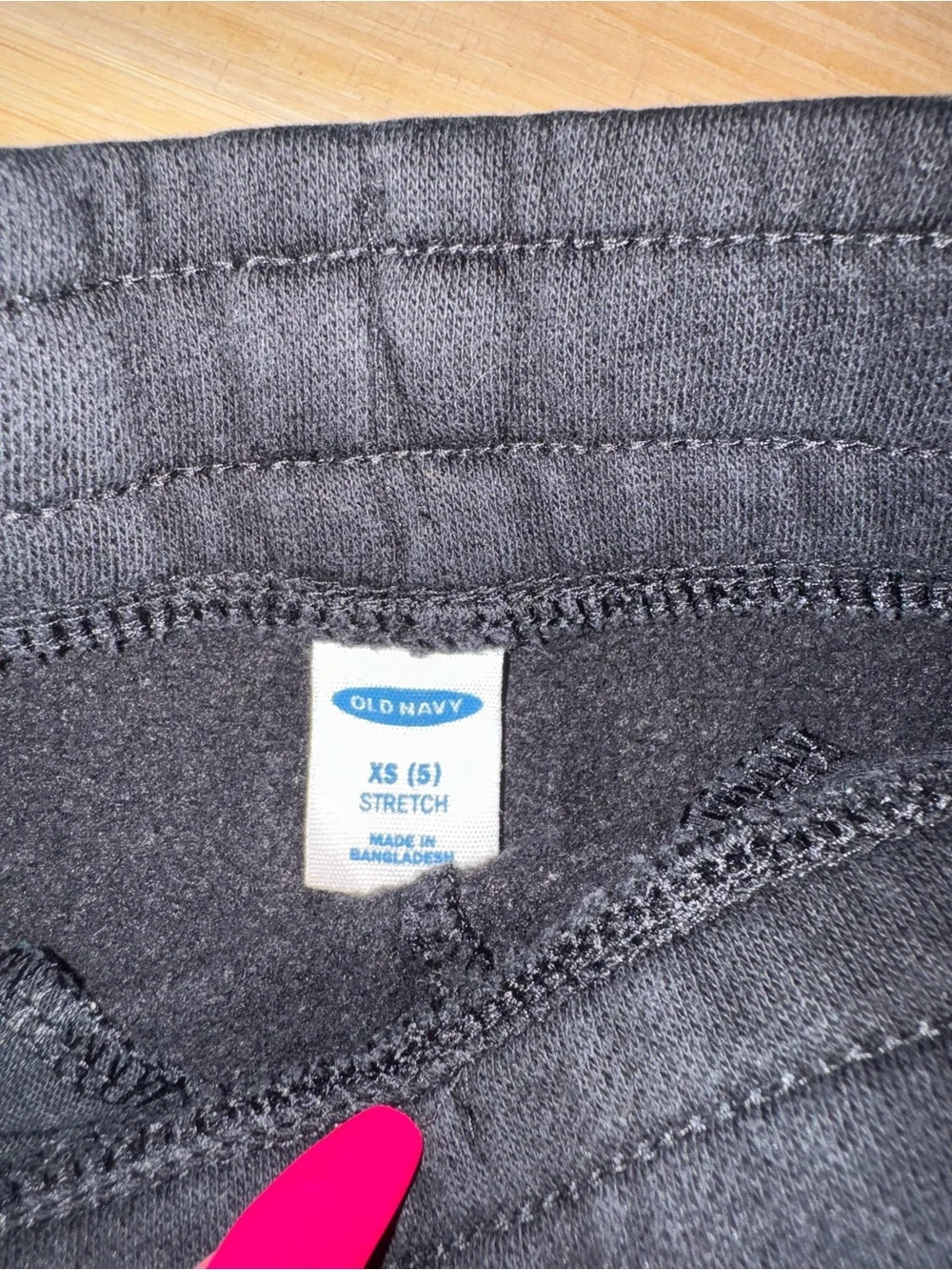 Old Navy Kids Pull-On Shorts in Black and Light Gray